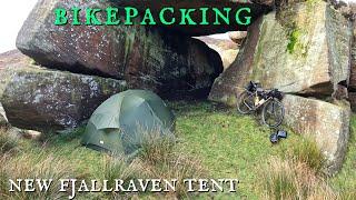 BIKEPACKING - Fjallraven Abisko Friluft 2 Tent - WILD CAMPING SOLO - YORKSHIRE DALES UK