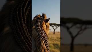 Have you ever seen a Lion with Braids ⁉️