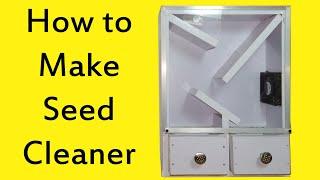 Bird seed Cleaner - diy seed cleaner - how to make seed cleaner