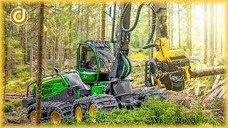 AMAZING FASTEST Tree Harvester Machine - Best Forestry & Logging Equipment