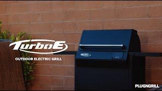 PlugNGrill Turbo E Outdoor Grill | Full-Size Grill, Carbon-Fiber Infrared Electric Grill