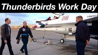 Behind the Scenes at Nellis with Air Force Thunderbirds!