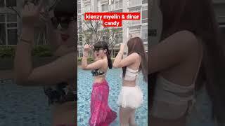 kienzy myelin & dinar candy,hot  kolam renang wik wik,tiktok viral