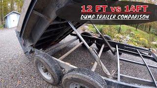 14FT vs 12FT Dump Trailer Comparison