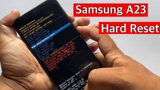 Samsung A23 hard reset Android 12 | Unlock Pin,Pattern & Password | factory reset Samsung A23 5G