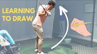 The BEST golf lesson I have ever taken - learning to hit a draw