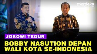 Jokowi Tegur Bobby Nasution Depan Wali Kota se-RI: Medan Mulai Macet!