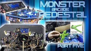 Arcade Pedestal Monster Build - Part 5 of 6:  "Electronics"