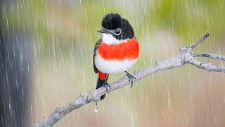 Meditative restful escape with genle birds and rain - Calms the nervous system & pleases the soul ️