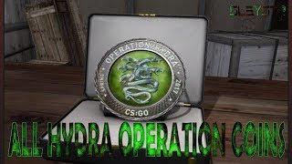 ALL HYDRA OPERATION COINS CS:GO and Diamond coin/Все монеты операции ГИДРА и Бриллиантовая монета