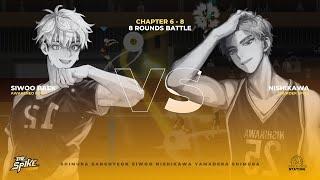 Siwoo Baek vs Nishikawa | S+ Battle Gameplay | The Spike Cross