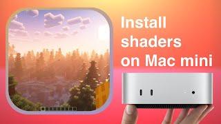 Minecraft RTX (Shaders) on Mac Mini M4 Tutorial 2025: Mods, ARM Java, Prism, Sodium, Optimized FPS.