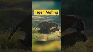 Tiger mating captured for first time in Jim Corbett Dhikala  #shorts #tiger