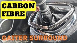 CARBON FIBER gaiter cover. How to make tutorial [PREPREG Epoxy Carbon Fibre]