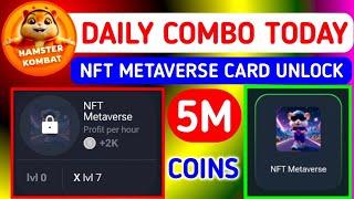 How to Unlock NFT Metaverse Card Daily Combo 26 August Hamster kombat Nft Metaverse Card Unlock