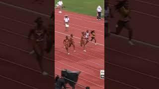 Women Big 12 outdoor championship 2023 ,100M DASH  WITH Julien Alfred from Texas University.#SHORTS