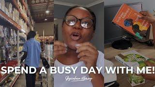 A DAY IN MY LIFE: DECLUTTERING, GROCERY SHOPPING, UNBOXING AND BOOK REVIEWS | Nigerian in SA