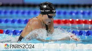 Summer McIntosh COMMANDS the 400m IM for first career Olympic gold medal | Paris Olympics