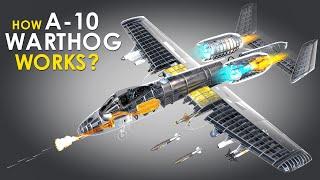 A-10 Warthog Jet Explained #jet