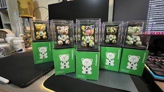 Starbucks Mini Bearista Collection 2024 - 1st Batch 12 Units Bearista #malaysia #starbucks #bearista