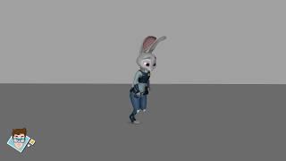 Skip cycle animation test - Judy Hopps