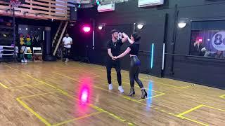 Buscando La Verdad - Ricky Campanelli | SALSA PARTNERWORK + FOOTWORK DEMO | DAN & JADE