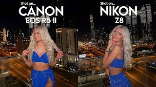 Canon Eos R5 ii VS Nikon Z8 Camera Test Comparison