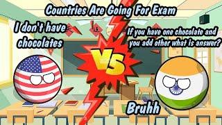 Countries Are Going For Exams  ||  [Interesting and Funny] #countryballs #worldprovinces