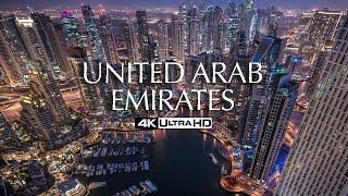 FLYING OVER UNITED ARAB EMIRATES 4K Ambient Drone Film + Music for beautiful relaxation.