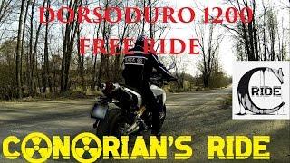 Riding ahead Aprilia Dorsoduro 1200 !exhaust sound only! | Conorian's Ride