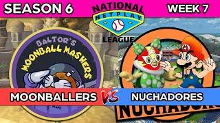 National Netplay League Season 6 Week 7: Baltor's Moonball Mashers vs Nuchadores