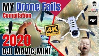 My Drone Fails 2020 Crash Compilation  | DJI Mavic Mini