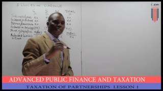 CPA APFT Taxation of Partnerships Lesson 1