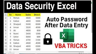 Automatically Lock Cells After Data Entry in Excel: Step-by-Step Guide