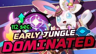 SYLVEON BUFFS MAKE MYSTICAL FIRE IN JUNGLE OP EARLY! | Pokemon Unite