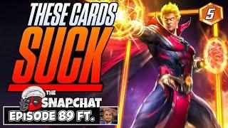The WORST CARDS in Marvel Snap | Gwenpool Review | The Snap Chat Podcast #89