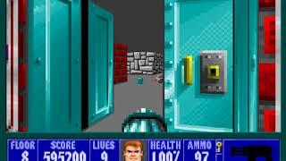 PC GAME懷舊-德軍總部 Wolfenstein 3D-ep1-Floor 8