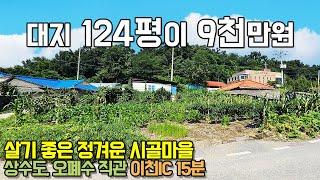 이천전원주택부지매매 / 이천시 대월면 토지 / 9천만원의 저렴한 가격에 대지 124평 / 이천IC 15분 / 살기 좋은 정겨운 시골마을 / No.3163