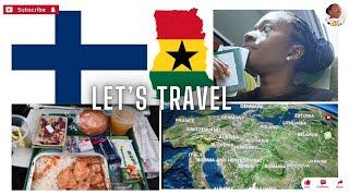 Ghana to Finland || Ethiopian Airlines || Kotoka - Bole Addis Ababa - Stockholm Arlanda Airport