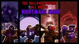 All Chapters Nightmare Mode - Tower Defense X Halloween