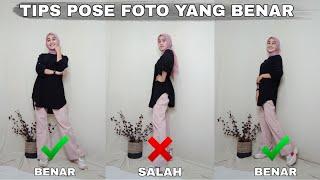 CARA POSE MODEL WANITA HIJAB | GAYA BERPOSE FOTO YANG BENAR