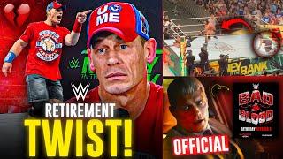 BREAKING: John Cena RETIREMENT MASSIVE NEWS! TWIST & TURNS | Bad Blood 2024 ANNOUNCED, CM Punk | WWE