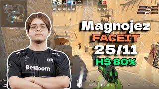 BetBoom Magnojez 25/11 80%HS (Mirage) FACEIT 06.28.2024 | CS2 POV