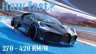 ACE RACER Global: Bugatti Divo Max speed test ( level 4 )