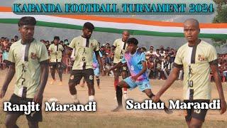 Jharsuguda Santinagar Vs MGYS K.Balang/Football Match//Kapanda Football Turnament/Agnes Bara