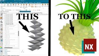 Creating a Pineapple in Siemens NX & Advanced Surfacing Techniques - Walkthrough