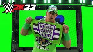 WWE 2K22 - John Cena (Entrance, Signature, Finisher)