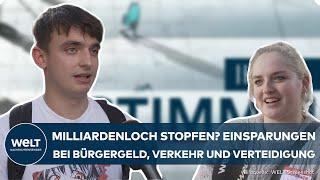 HAUSHALT 2025: Milliardenlücke! Wo könnte die Ampel-Koalition sparen? | Ihre Stimme