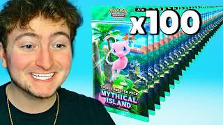 I Opened 100 Mythical Island Packs in Pokemon Pocket!