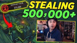 Summit1g RISKS 500,000 GOLD in 1v1 against STREAM SNIPER - Sea of Thieves